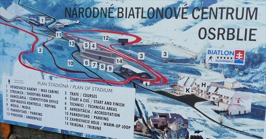 Národné biatlonové centrum - Osrblie Národné biatlonové centrum - Osrblie