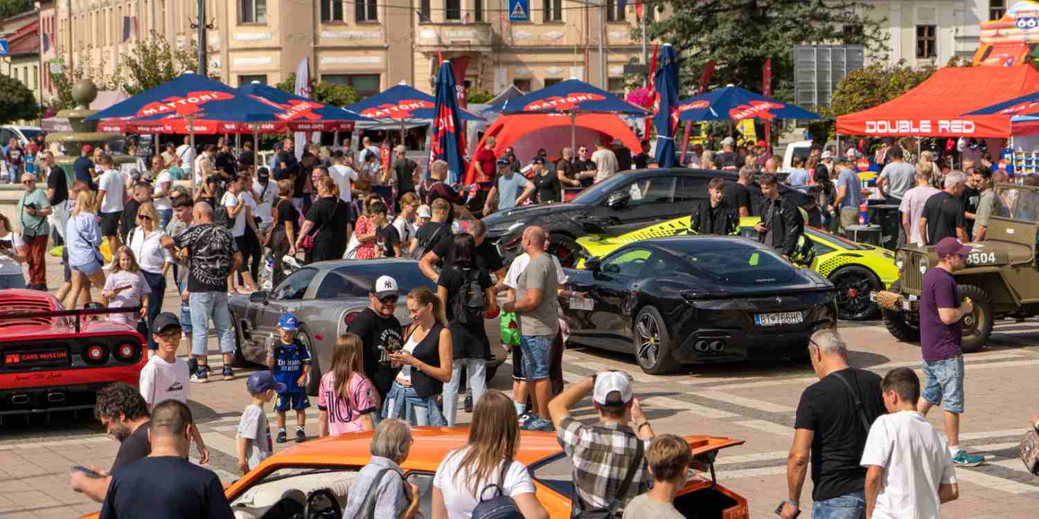 Slovak Car Festival premení Brezno na hlavné mesto automobilovej vášne