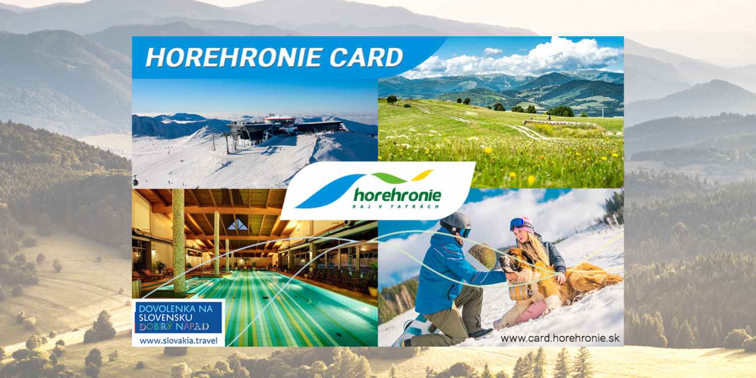 Užívajte si región Horehronie 365 dní v roku ešte výhodnejšie vďaka regionálnej zľavovej karte Horehronie Card 