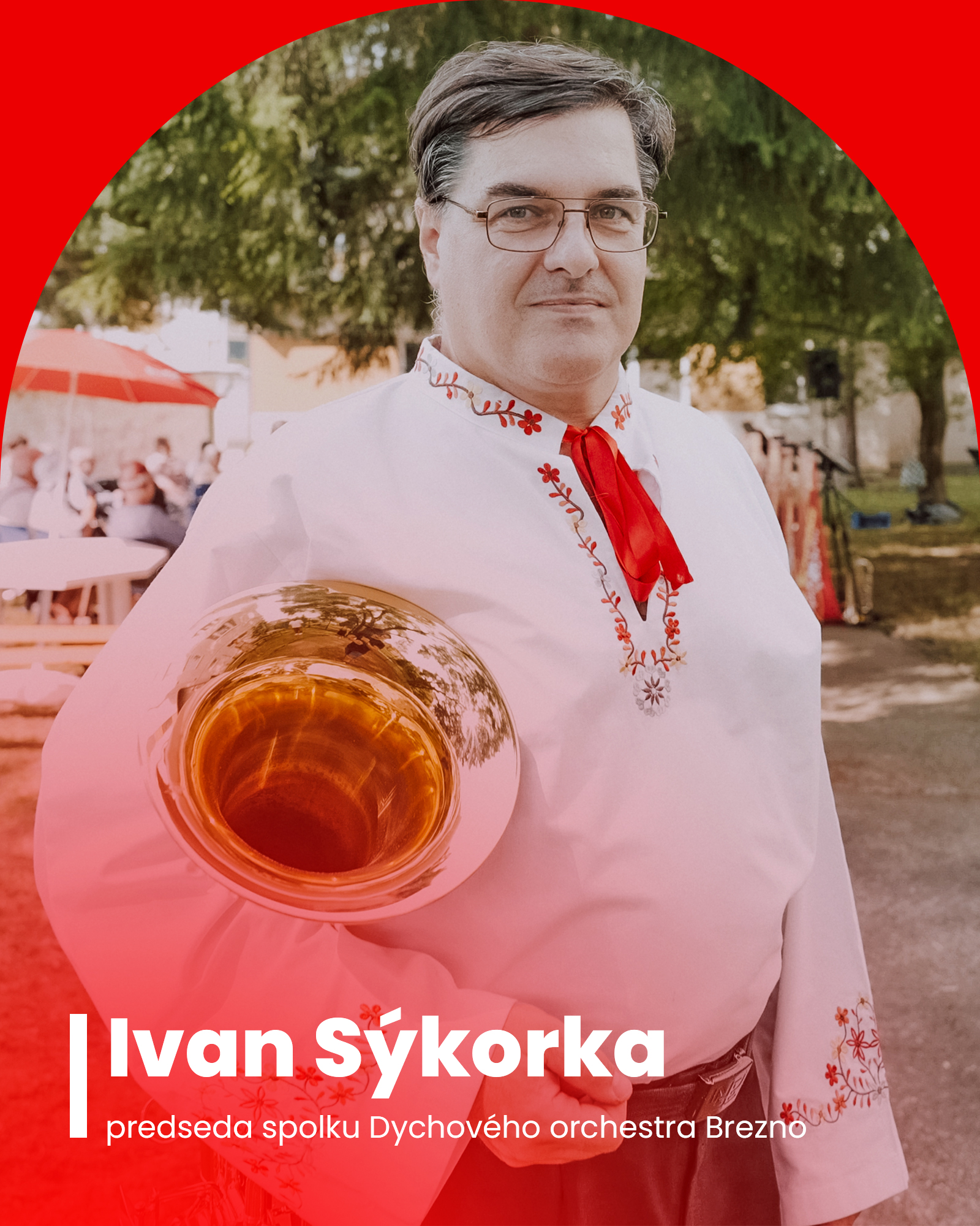 Predseda spolku Dychového orchestra Brezno