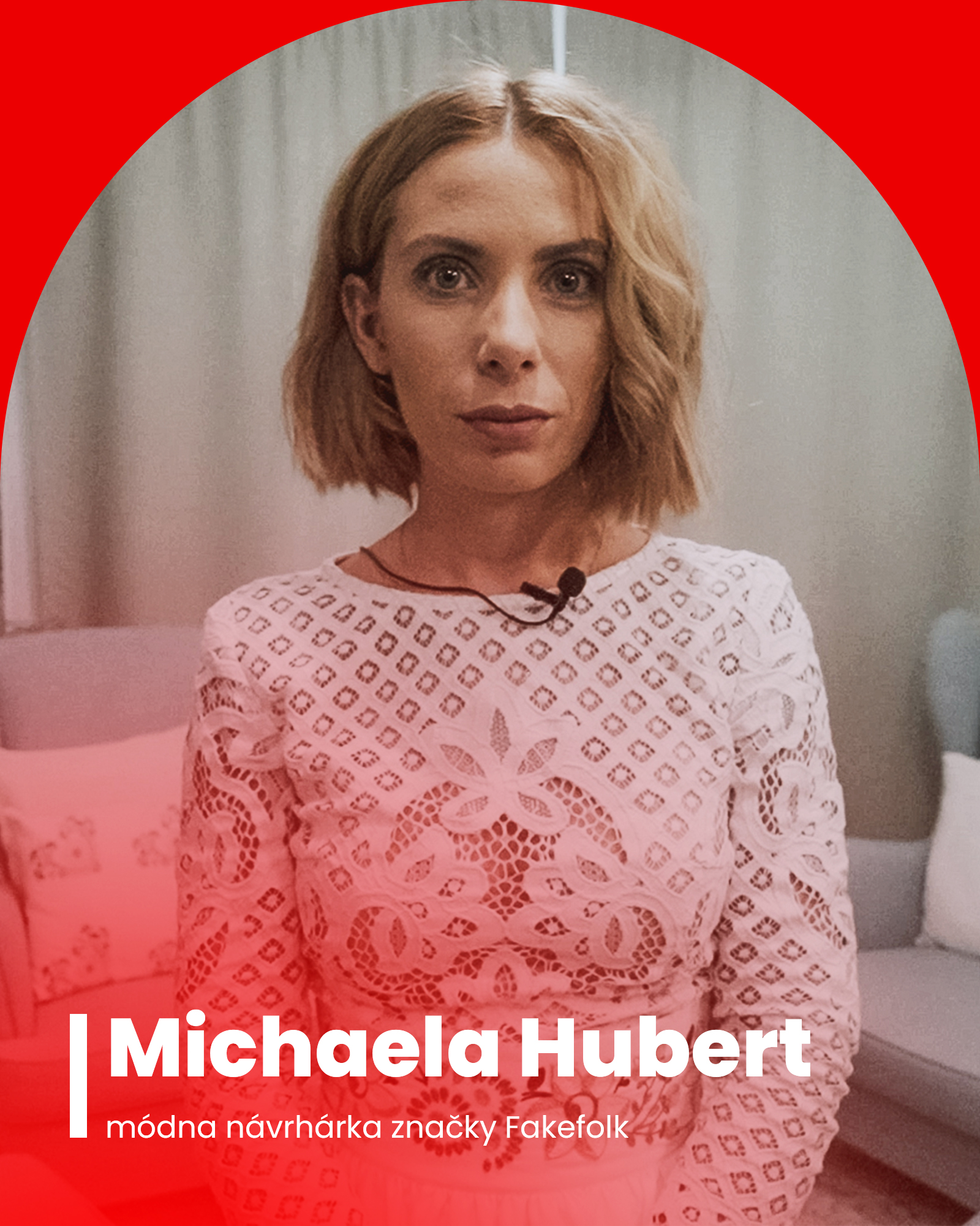 Michaela Hubert - módna návrhárka značky Fakefolk