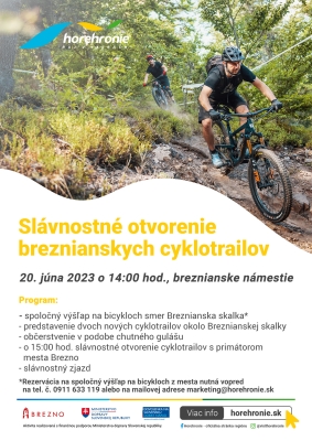 Slávnostné otvorenie Breznianskych cyklotrailov