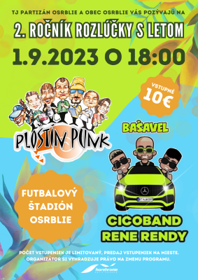 Rozlúčka s letom v Osrblí