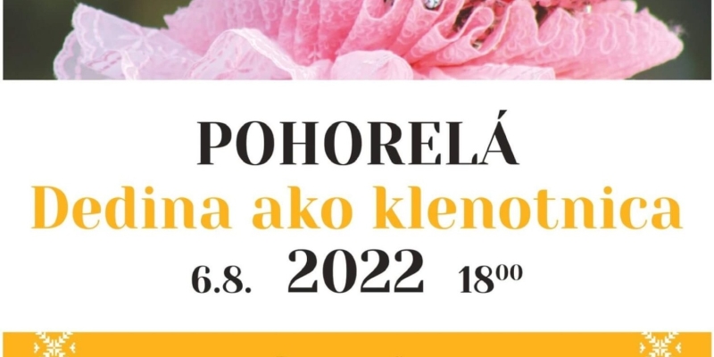 Pohorelá - dedina ako klenotnica