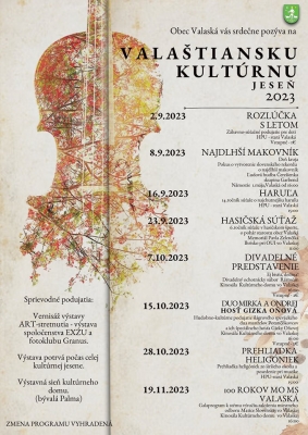 Valaštianska kultúrna jeseň 2023